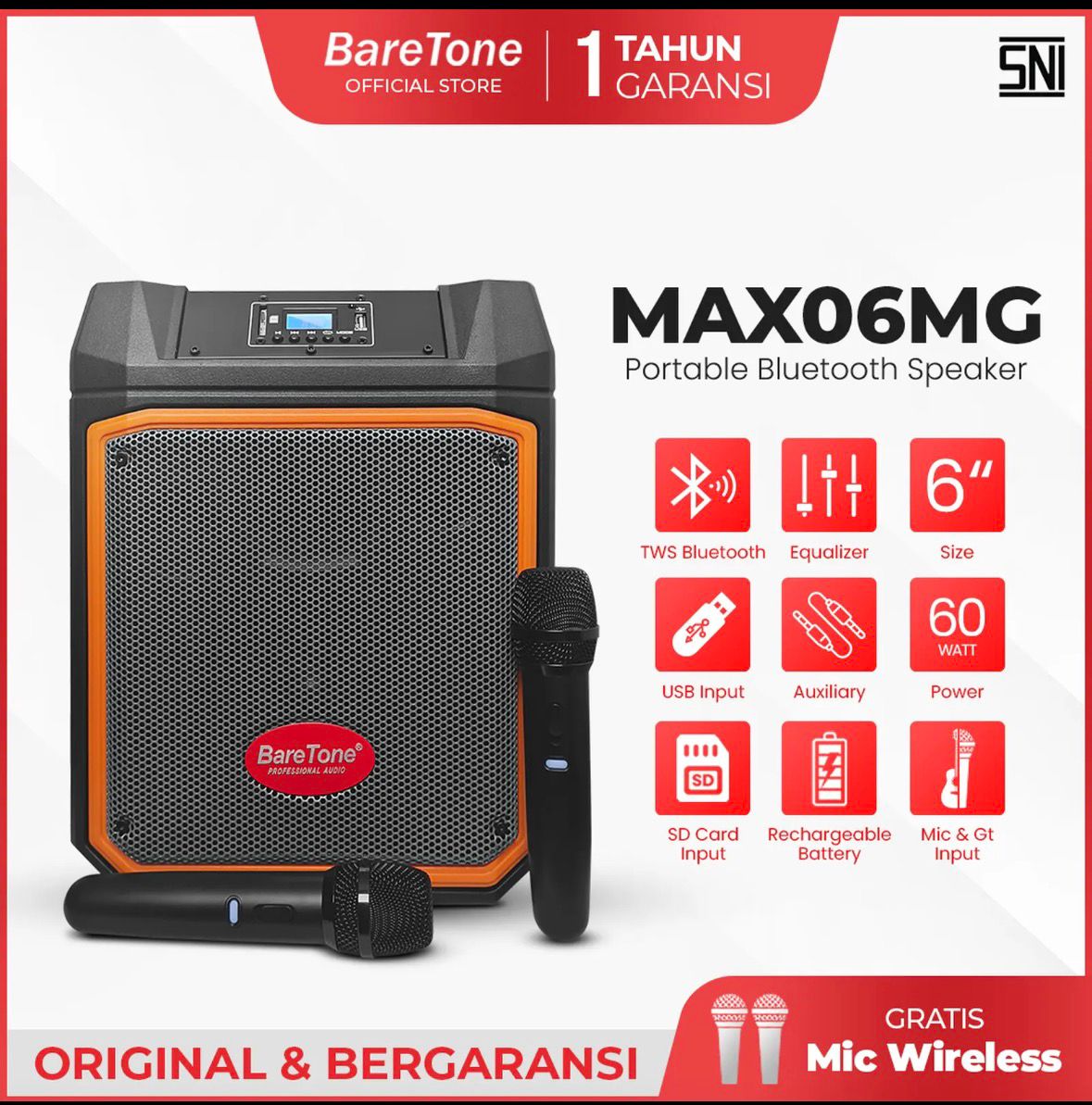 Produk Baretone King Wijaya 19